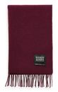 SCOTCH & SODA Virgin Wool Fringed Woven Scarf Berry Wine SCOTCH & SODA Virgin Wool Fringed Woven Scarf Berry Wine