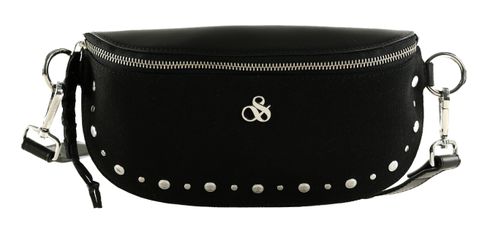 SCOTCH & SODA Canvas Leather Bumbag Evening Black