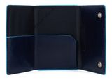 PIQUADRO Blue Square Compact Wallet Slider RFID Night Blue PIQUADRO Blue Square Compact Wallet Slider RFID Night Blue