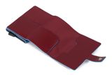 PIQUADRO Blue Square Compact Wallet Rosso PIQUADRO Blue Square Compact Wallet Rosso
