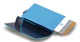 PIQUADRO Blue Square Compact Wallet Night Blue
