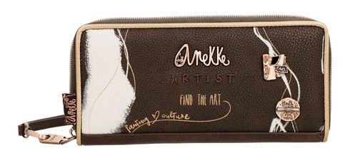 Anekke Nature Shodō RFID Wallet L Brown