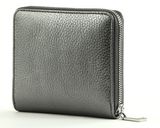 abro Leather Shimmer Zip Wallet Anthracite