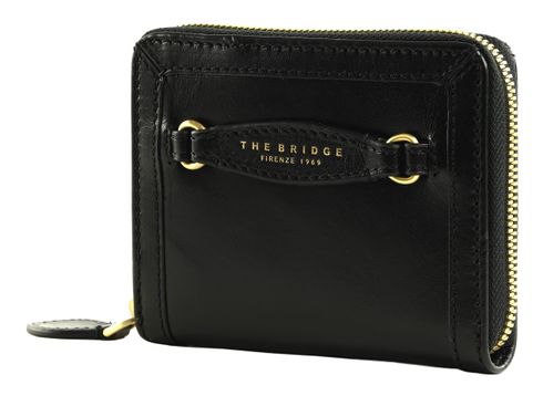 THE BRIDGE Bettina Zip Around Wallet S Nero abb. ORO