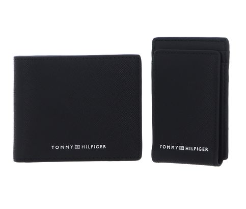 TOMMY HILFIGER Gifting Mini Wallet and CC Holder Black