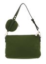GUESS Eco Gemma Top Zip Shoulder Bag Olive
