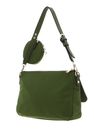 GUESS Eco Gemma Top Zip Shoulder Bag Olive