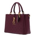 GUESS G James Girlfriend Satchel Plum Logo GUESS G James Girlfriend Satchel Plum Logo