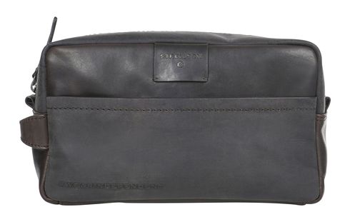 strellson Brick Lane Washbag SHZ Darkbrown