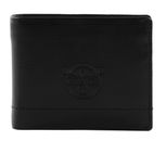 CHIEMSEE Leather Wallet Black / Brown