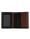 CHIEMSEE Leather Wallet Black / Brown
