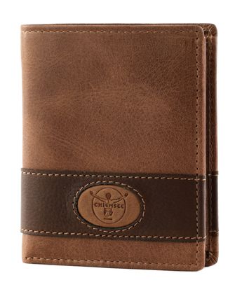 CHIEMSEE Leather Wallet Cognac