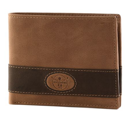 CHIEMSEE Leather Wallet Cognac