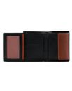 CHIEMSEE Leather Wallet Black / Brown