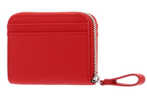 LACOSTE Daily Lifestyle Zip Coin Wallet Haut Rouge