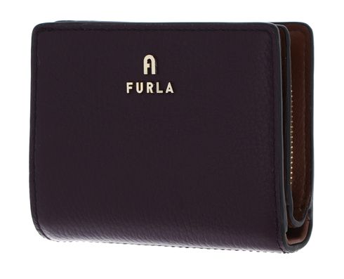 FURLA Camelia Compact Wallet S Chianti + Greige + Cognac h int.