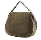 COCCINELLE Coccinelle Sole Suede Handbag Coffee COCCINELLE Coccinelle Sole Suede Handbag Coffee