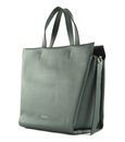 COCCINELLE Boheme Grana Double Handbag Double Grainy Leather Kale Green / Noir