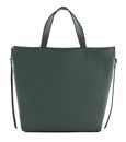 COCCINELLE Boheme Grana Double Handbag Double Grainy Leather Kale Green / Noir