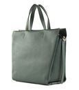 COCCINELLE Boheme Grana Double Handbag Double Grainy Leather Kale Green / Noir