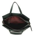 COCCINELLE Boheme Grana Double Handbag Double Grainy Leather Kale Green / Noir