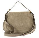 COCCINELLE Coccinelle Sole Suede Handbag Warm Taupe COCCINELLE Coccinelle Sole Suede Handbag Warm Taupe