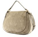COCCINELLE Coccinelle Sole Suede Handbag Warm Taupe COCCINELLE Coccinelle Sole Suede Handbag Warm Taupe