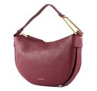 COCCINELLE Priscilla Handbag Grained Leather Garnet Red