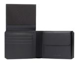 PIQUADRO Brief2 Men´s Wallet with Flip Up Window RFID Black PIQUADRO Brief2 Men´s Wallet with Flip Up Window RFID Black