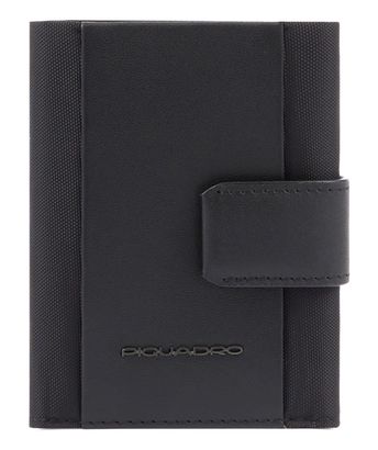 PIQUADRO Brief2 Men`s Pocket Trifold Wallet RFID Nero