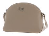 Calvin Klein Re-Lock Seasonal Crossbody MD M Silver Mink