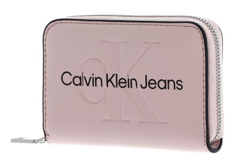 Calvin Klein Accordion Zip Around Pale Conch