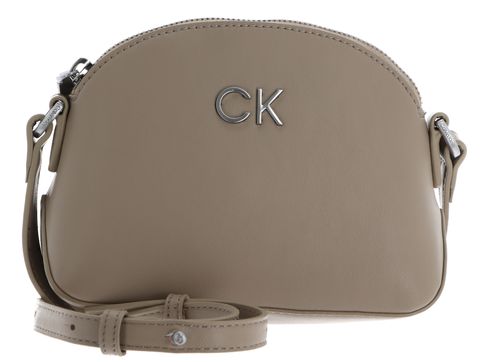 Calvin Klein Re-Lock Seasonal Crossbody SM S Silver Mink