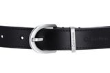 Calvin Klein CK Must Metal Loop Round Belt 25MM W75 CK Black Calvin Klein CK Must Metal Loop Round Belt 25MM W75 CK Black