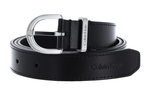 Calvin Klein CK Must Metal Loop Round Belt 25MM W115 CK Black