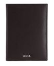 HUGO BOSS Classic Smooth Passport Case Brown