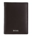 HUGO BOSS Classic Smooth Trifold Card Case Brown HUGO BOSS Classic Smooth Trifold Card Case Brown