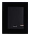 HUGO BOSS Iconic Trifold Card Case Black HUGO BOSS Iconic Trifold Card Case Black