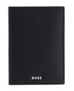 HUGO BOSS Classic Grained Passport Case Black HUGO BOSS Classic Grained Passport Case Black