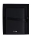HUGO BOSS Classic Grained Passport Case Black HUGO BOSS Classic Grained Passport Case Black