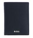 HUGO BOSS Classic Grained Card Case Dark Blue HUGO BOSS Classic Grained Card Case Dark Blue