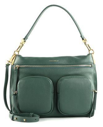 COCCINELLE Hyle Handbag Grained Leather Kale Green