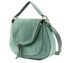 COCCINELLE Coccinelle Sole Suede Handbag Kale Green COCCINELLE Coccinelle Sole Suede Handbag Kale Green
