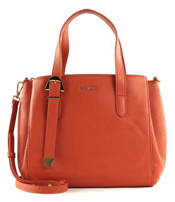 COCCINELLE Coccinelle Gleen Handbag Grained Leather Tangerine