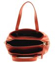 COCCINELLE Coccinelle Gleen Handbag Grained Leather Tangerine