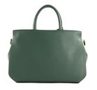 COCCINELLE Blue Soft Handbag Grained Leather Kale Green