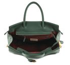 COCCINELLE Blue Soft Handbag Grained Leather Kale Green