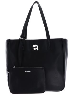 KARL LAGERFELD K / Ikonik 2.0 Reversible Shopper Black / Beige