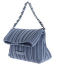 KARL LAGERFELD K / Kushion Chain Fold Tote Steel Blue KARL LAGERFELD K / Kushion Chain Fold Tote Steel Blue