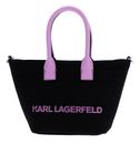 KARL LAGERFELD Icon K Mini Shopper Black